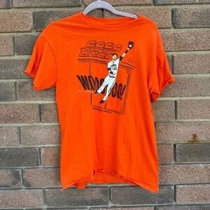 Orange Houston Astros Men's T-shirt Size Medium